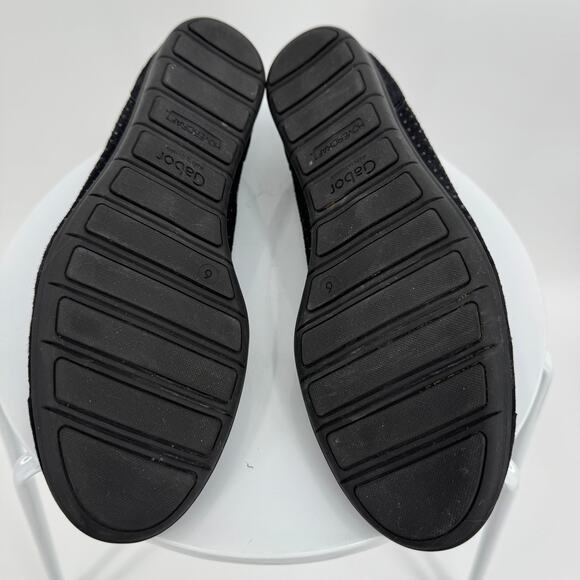 Gabor Hovercraft shoes 8.5 ballet flats perforated suede leather slip on comfort - Picture 8 of 8